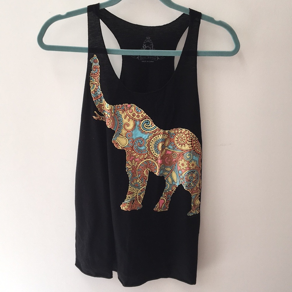 Elephant Racerback Tank Top